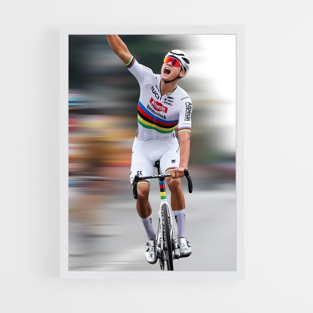 Poster La Victoire de Mathieu – affiche Cyclisme (vue 3)